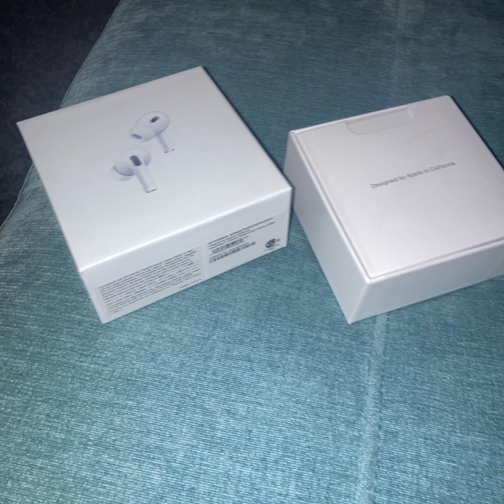 Apple AirPods Pro 2 with valid serial number and Charging Case
